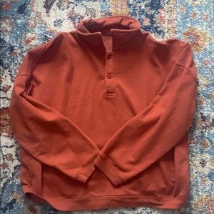 brandy melville collared sweatshirt